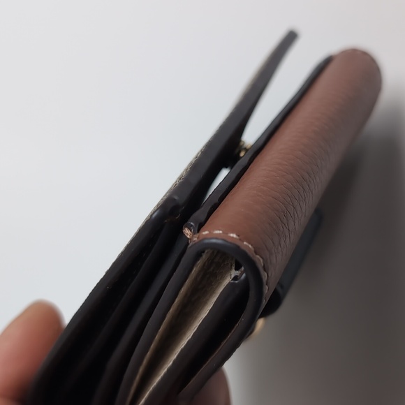 Coach CF472 Small Morgan Wallet In Colorblock Signature Canvas (Firm Price) - Picture 10 of 12